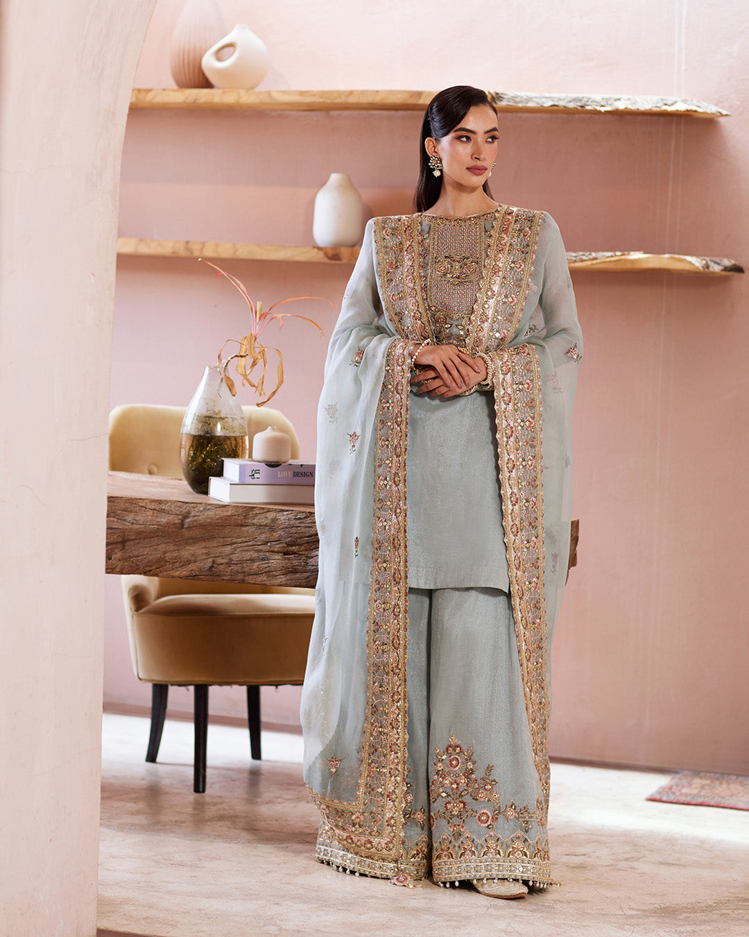 Faiza Saqlain | Aurnia Spring Festive Edit 24 | Zaafia - by - Libasekhas UK - Registered Vendor of : Faiza Saqlain - 100% Original Designer Dresss