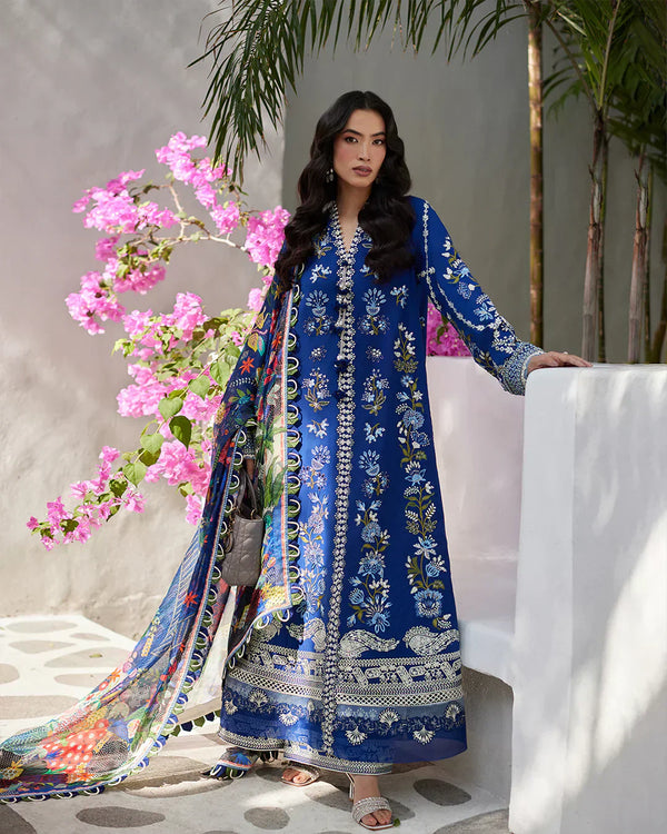 Faiza Saqlain | Liliana Luxury Lawn 24 | Veira - by - Libasekhas UK - Registered Vendor of : Faiza Saqlain - 100% Original Designer Dresss