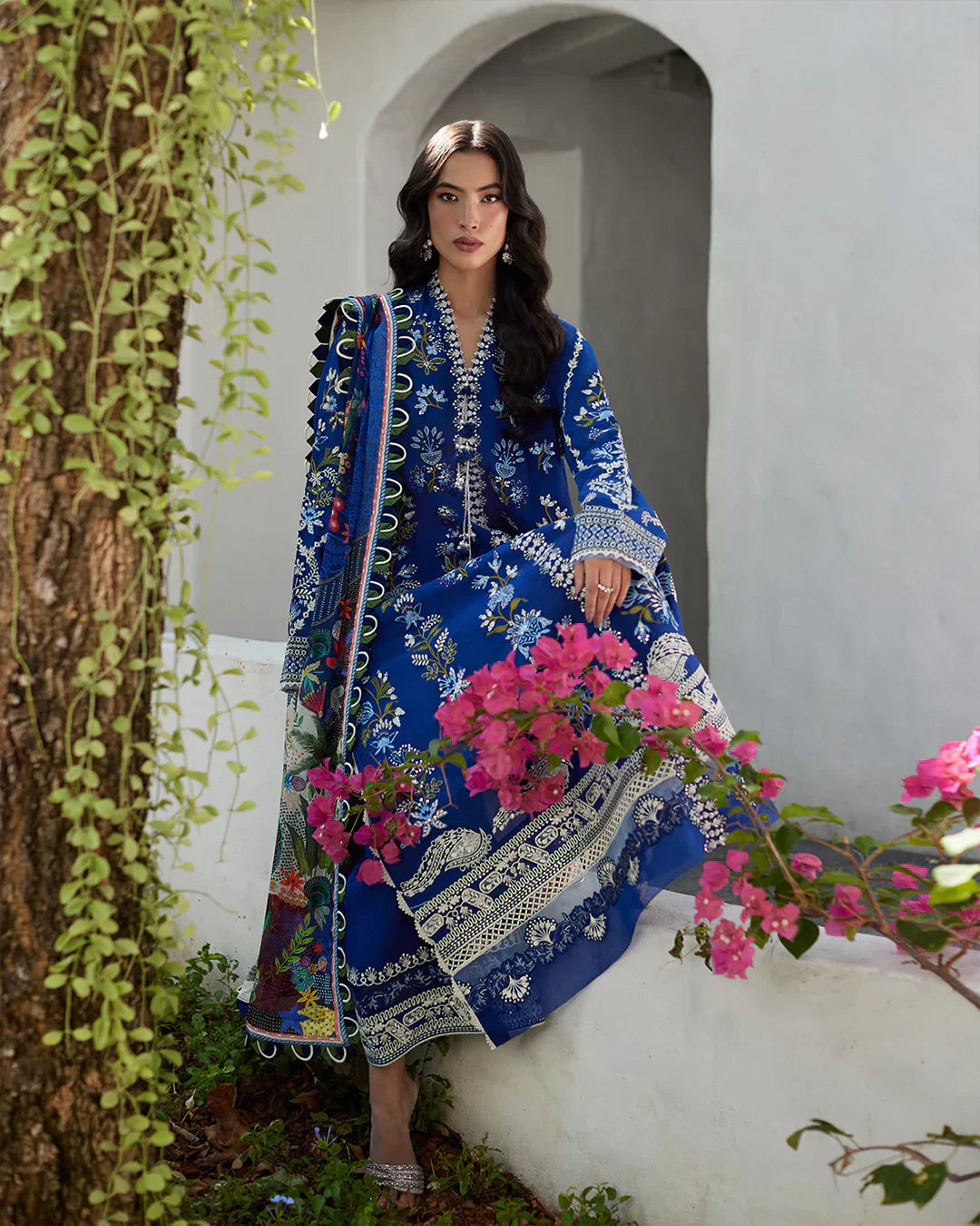Faiza Saqlain | Liliana Luxury Lawn 24 | Veira - by - Libasekhas UK - Registered Vendor of : Faiza Saqlain - 100% Original Designer Dresss