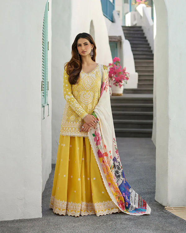 Faiza Saqlain | Liliana Luxury Lawn 24 | Talin - by - Libasekhas UK - Registered Vendor of : Faiza Saqlain - 100% Original Designer Dresss