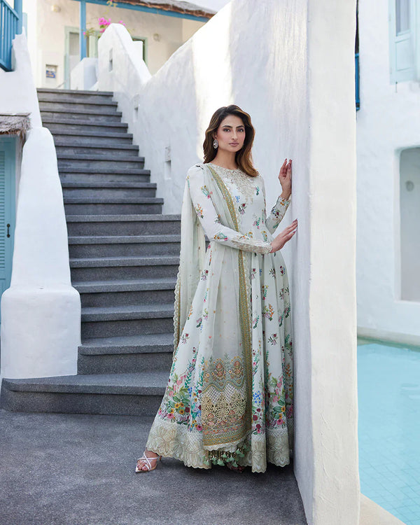 Faiza Saqlain | Liliana Luxury Lawn 24 | Avelina - by - Libasekhas UK - Registered Vendor of : Faiza Saqlain - 100% Original Designer Dresss