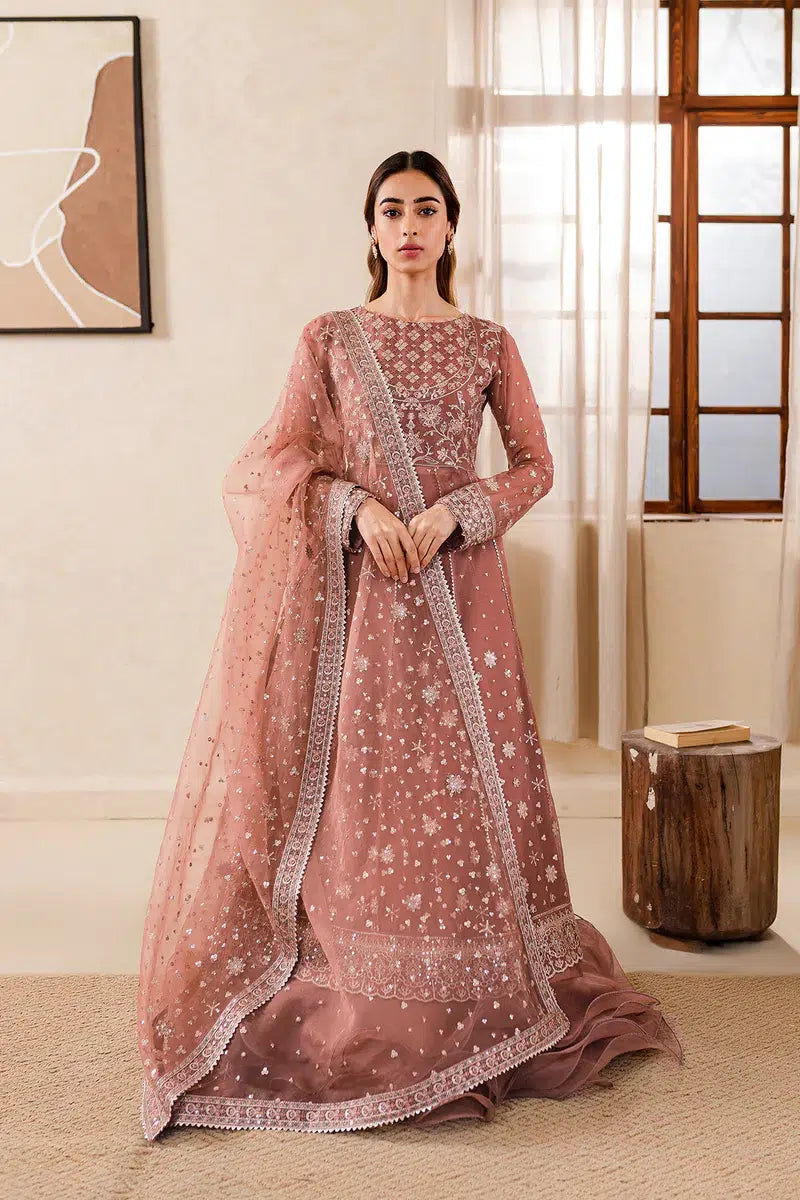 Farasha | Ritzier Festive Formals | Tan Gleam - by - Libasekhas UK - Registered Vendor of : Farasha - 100% Original Designer Dresss