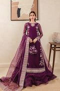 Farasha | Ritzier Festive Formals | Plum Affair - by - Libasekhas UK - Registered Vendor of : Farasha - 100% Original Designer Dresss