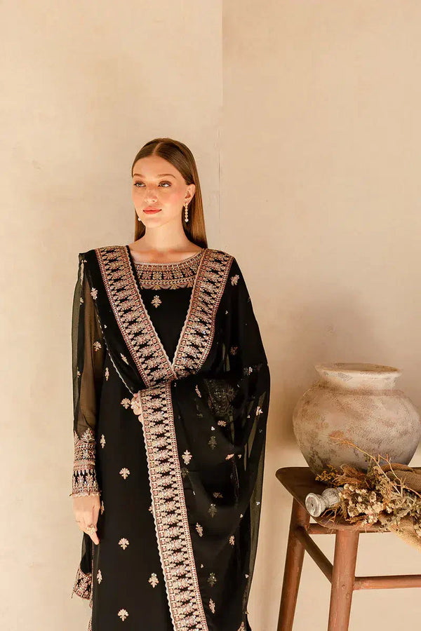 Farasha | Ritzier Festive Formals | Charcoal Nova - by - Libasekhas UK - Registered Vendor of : Farasha - 100% Original Designer Dresss