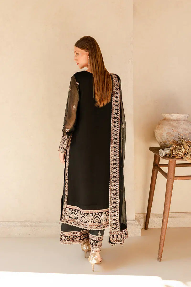 Farasha | Ritzier Festive Formals | Charcoal Nova - by - Libasekhas UK - Registered Vendor of : Farasha - 100% Original Designer Dresss