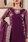 Farasha | Ritzier Festive Formals | Plum Affair - by - Libasekhas UK - Registered Vendor of : Farasha - 100% Original Designer Dresss
