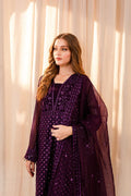 Farasha | Ritizer Festive Formals | Purple Dazzle - by - Libasekhas UK - Registered Vendor of : Farasha - 100% Original Designer Dresss