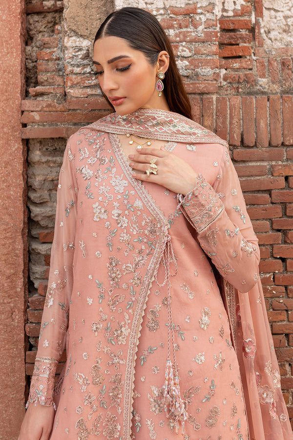 Farasha | Ritzier Wedding Formals |  Peach Bell - by - Libasekhas UK - Registered Vendor of : Farasha - 100% Original Designer Dresss
