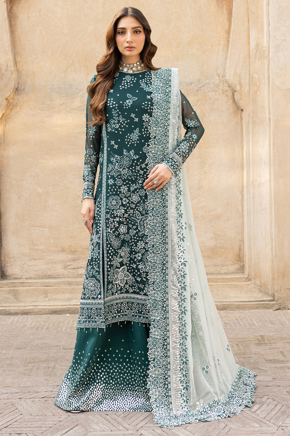 Farasha | Ritzier Wedding Formals |  Teal Dreams - by - Libasekhas UK - Registered Vendor of : Farasha - 100% Original Designer Dresss