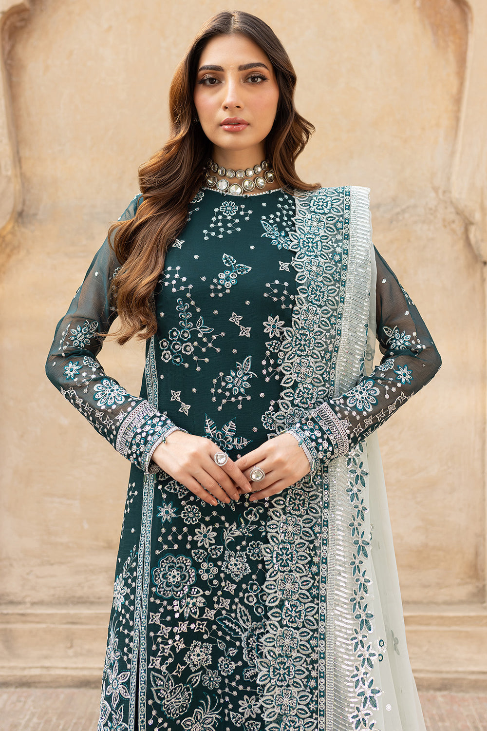 Farasha | Ritzier Wedding Formals |  Teal Dreams - by - Libasekhas UK - Registered Vendor of : Farasha - 100% Original Designer Dresss