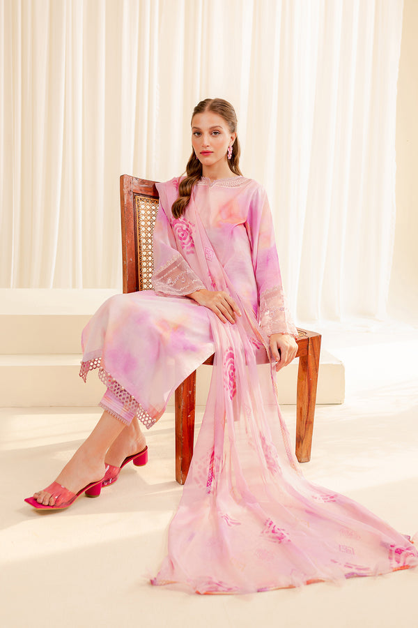 Farasha | Printed Essentials | PEONY - by - Libasekhas UK - Registered Vendor of : Farasha - 100% Original Designer Dresss
