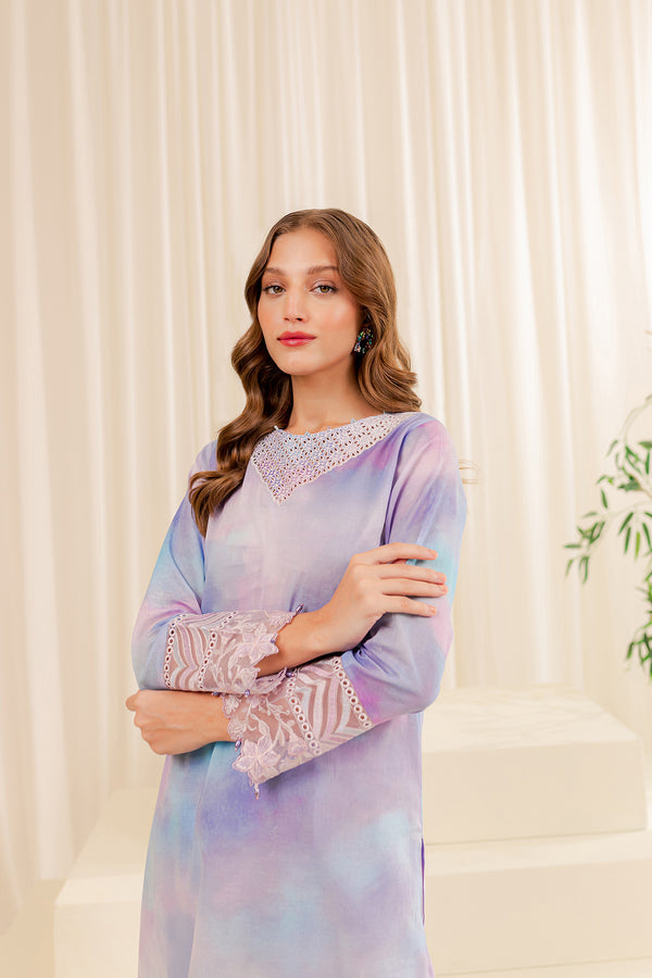 Farasha | Printed Essentials | SNOWY DOVE - by - Libasekhas UK - Registered Vendor of : Farasha - 100% Original Designer Dresss