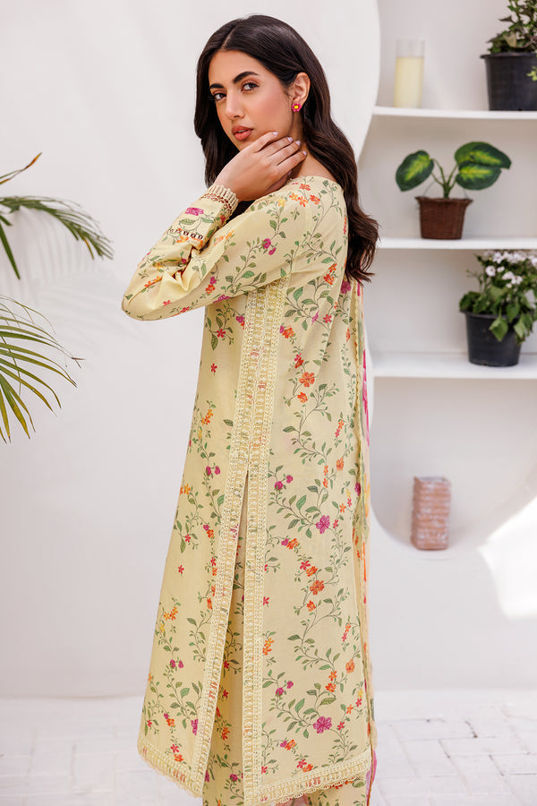 Farasha | Printed Essentials | PASTEL GLEAM - by - Libasekhas UK - Registered Vendor of : Farasha - 100% Original Designer Dresss
