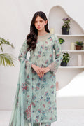 Farasha | Printed Essentials | MINT BREEZE - by - Libasekhas UK - Registered Vendor of : Farasha - 100% Original Designer Dresss