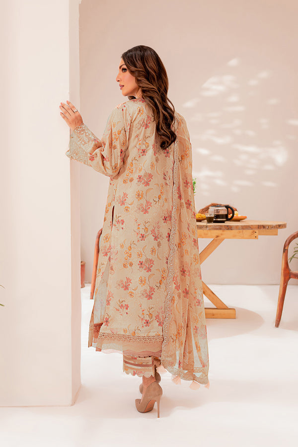 Farasha | Printed Essentials | SUMMER BREEZE - by - Libasekhas UK - Registered Vendor of : Farasha - 100% Original Designer Dresss