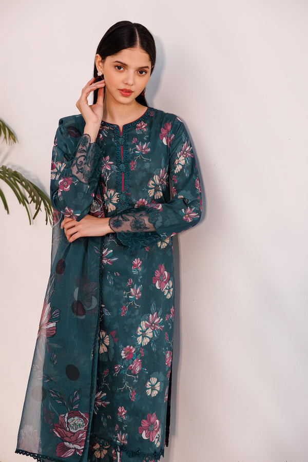Farasha | Printed Essentials | FLORAL HAZE - by - Libasekhas UK - Registered Vendor of : Farasha - 100% Original Designer Dresss