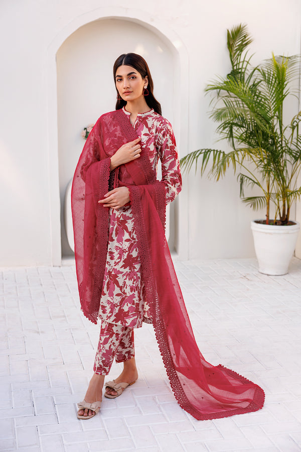 Farasha | Printed Essentials | JASMINE ROSE - by - Libasekhas UK - Registered Vendor of : Farasha - 100% Original Designer Dresss