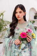 Farasha | Printed Essentials | MINT BREEZE - by - Libasekhas UK - Registered Vendor of : Farasha - 100% Original Designer Dresss