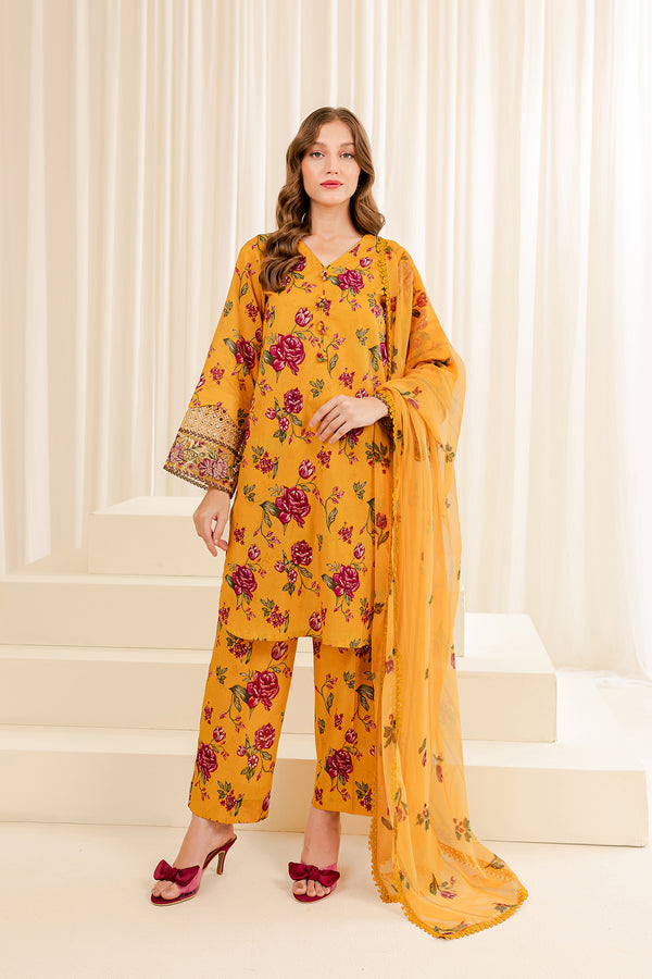 Farasha | Printed Essentials | SUMMER SORBET - by - Libasekhas UK - Registered Vendor of : Farasha - 100% Original Designer Dresss