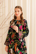 Farasha | Printed Essentials | EBONY PASSION - by - Libasekhas UK - Registered Vendor of : Farasha - 100% Original Designer Dresss