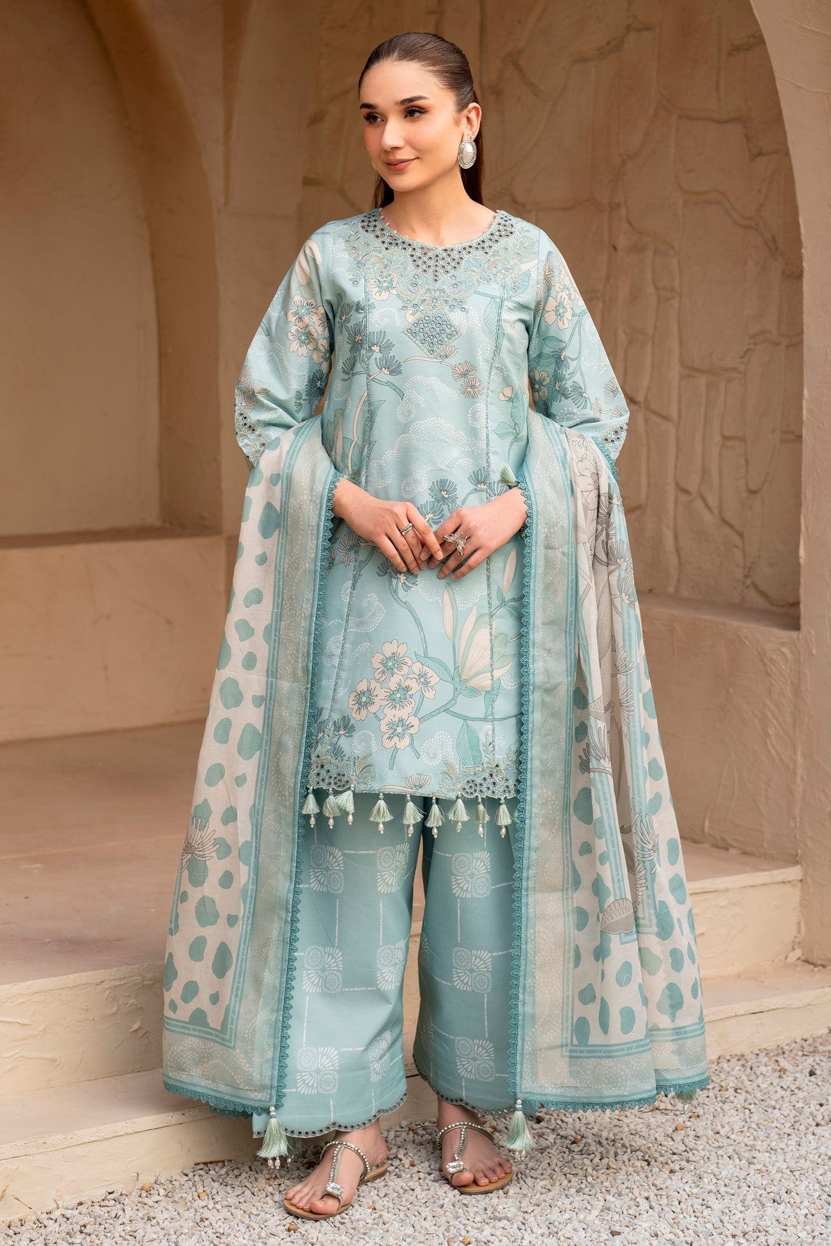 Alizeh | Levana Lawn | Fawn - by - Libasekhas UK - Registered Vendor of : Alizeh - 100% Original Designer Dresss