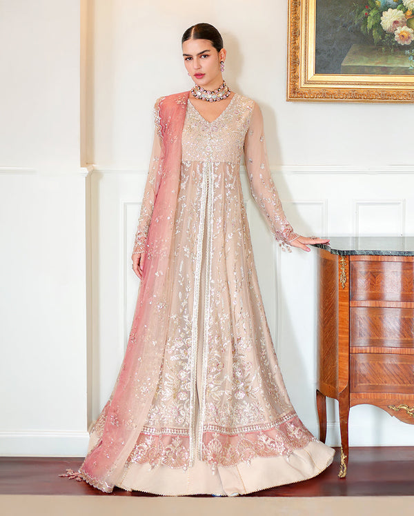 Roheenaz | Whispers of Grace Chiffon | Faye - by Libasekhas UK - Registered Vendor of : Roheenaz - 100% Original Designer Dress