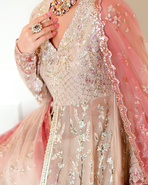 Roheenaz | Whispers of Grace Chiffon | Faye - by Libasekhas UK - Registered Vendor of : Roheenaz - 100% Original Designer Dress