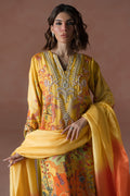 Ammara Khan | Flo 25 |Mango Slush Long Shirt Set (D-04) - by - Libasekhas UK - Registered Vendor of : Ammara Khan - 100% Original Designer Dresss
