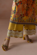 Ammara Khan | Flo 25 |Mango Slush Long Shirt Set (D-04) - by - Libasekhas UK - Registered Vendor of : Ammara Khan - 100% Original Designer Dresss