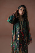 Ammara Khan | Flo 25 | Forest Floral Tassel Kaftan Set  (D-06) - by - Libasekhas UK - Registered Vendor of : Ammara Khan - 100% Original Designer Dresss