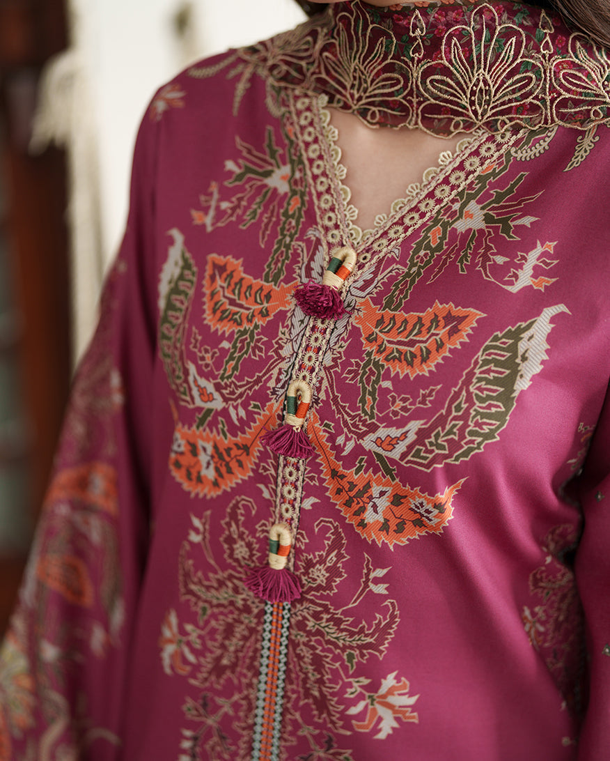 Roheenaz | Whispered Florals | Floral Garden - by Libasekhas UK - Registered Vendor of : Roheenaz - 100% Original Designer Dress