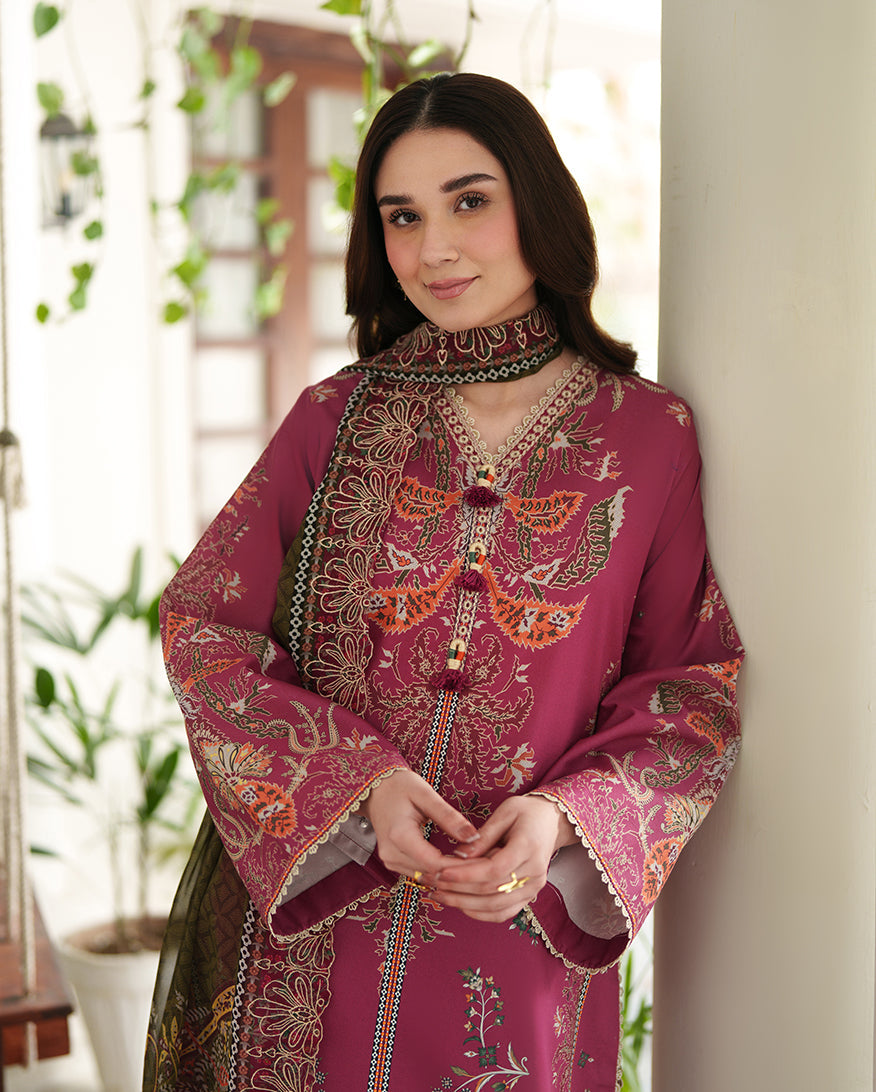 Roheenaz | Whispered Florals | Floral Garden - by Libasekhas UK - Registered Vendor of : Roheenaz - 100% Original Designer Dress