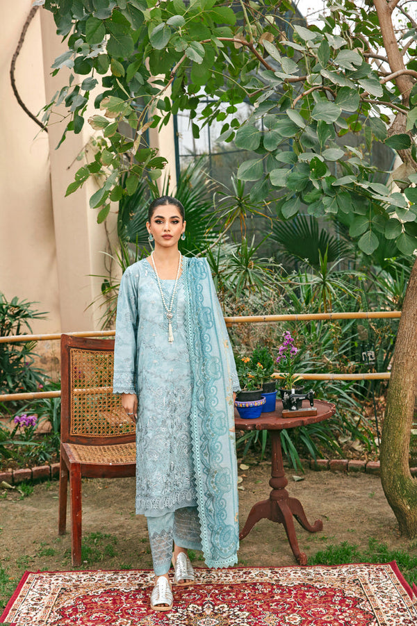 Florent | Luxury Lawn 24 | FFL-8B - by - Libasekhas UK - Registered Vendor of : Florent - 100% Original Designer Dresss
