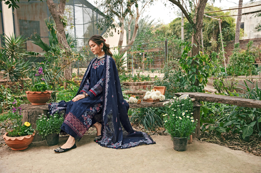 Florent | Luxury Lawn 24 | 3A - by - Libasekhas UK - Registered Vendor of : Florent - 100% Original Designer Dresss