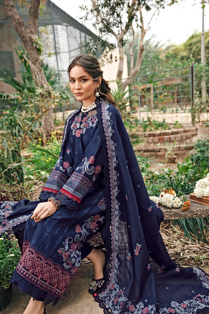 Florent | Luxury Lawn 24 | 3A - by - Libasekhas UK - Registered Vendor of : Florent - 100% Original Designer Dresss