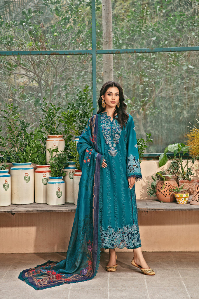 Florent | Luxury Lawn 24 | FFL-2B - by - Libasekhas UK - Registered Vendor of : Florent - 100% Original Designer Dresss