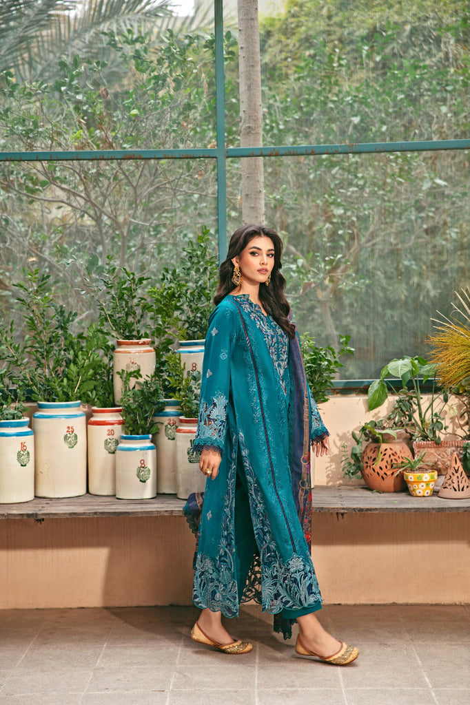 Florent | Luxury Lawn 24 | FFL-2B - by - Libasekhas UK - Registered Vendor of : Florent - 100% Original Designer Dresss