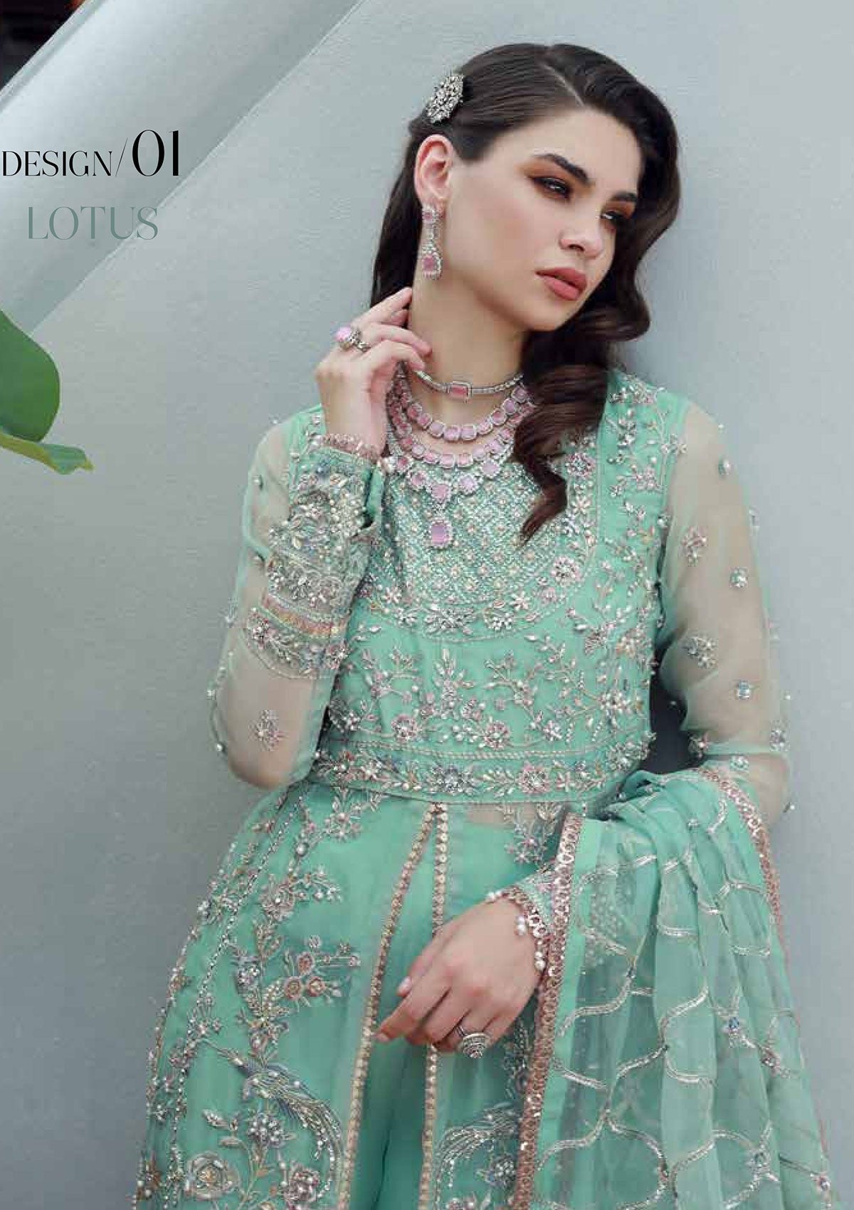 Ezra | Wedding Collection | EW24#01 - Lotus - by - Libasekhas UK - Registered Vendor of : Ezra - 100% Original Designer Dresss