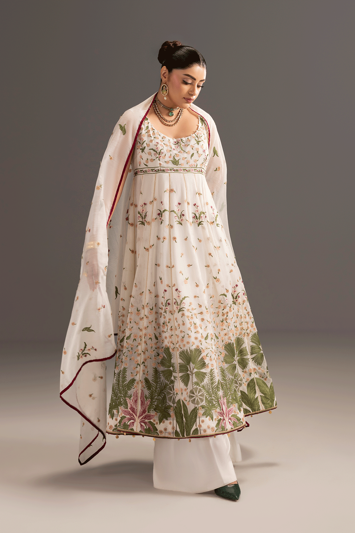 Erum Khan | Summer Whisper | Elegant Glow - by Libasekhas UK - Registered Vendor of : Erum Khan - 100% Original Designer Dress