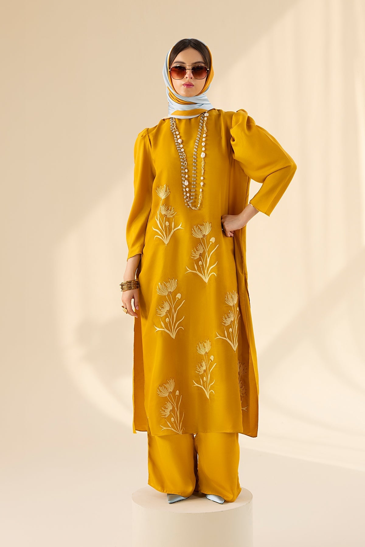 Erum Khan | Lillia Summer Edit | Honey Haze - by - Libasekhas UK - Registered Vendor of : Erum Khan - 100% Original Designer Dresss