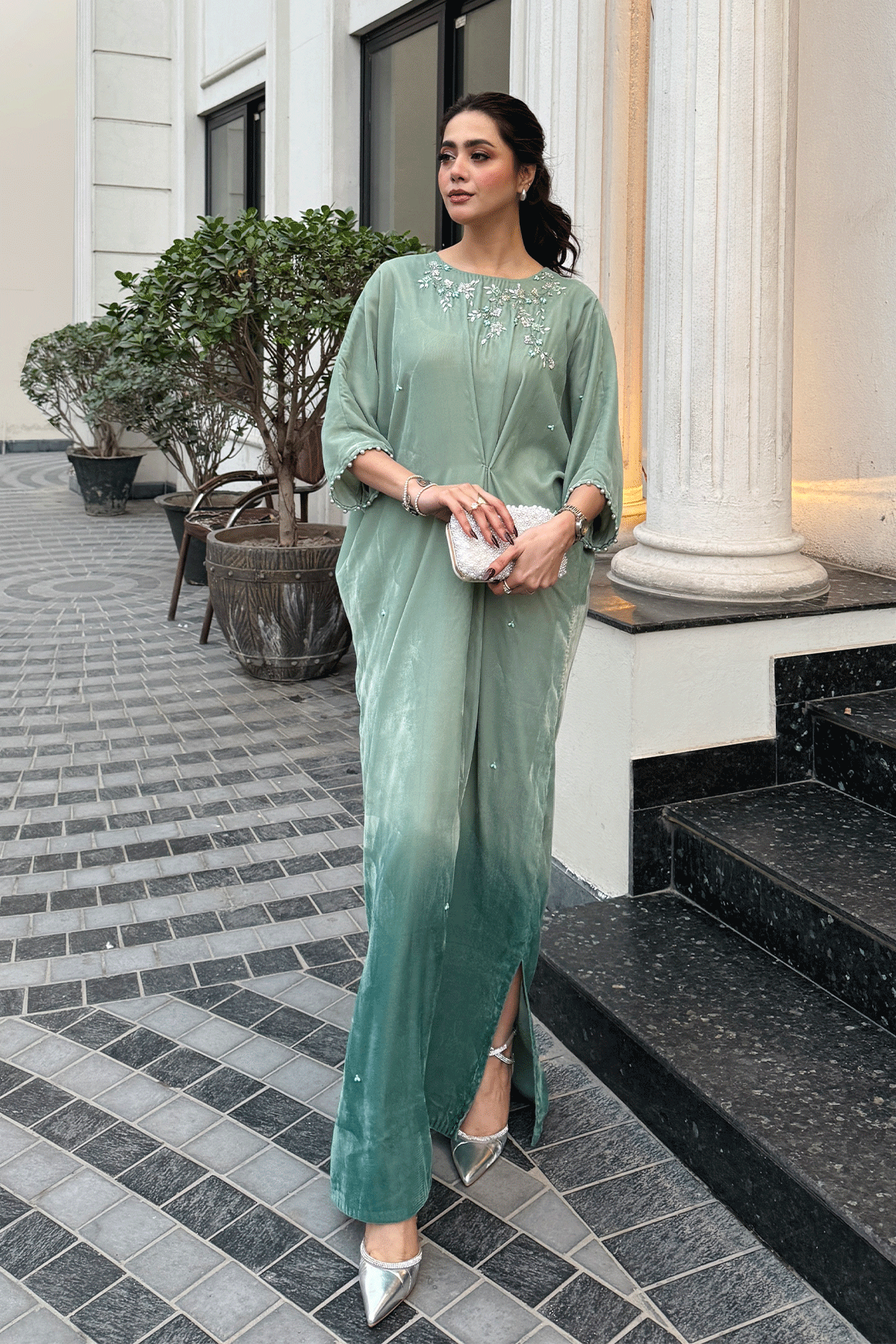 Erum Khan | Velvet Edit | Serenity - by Libasekhas UK - Registered Vendor of : Erum Khan - 100% Original Designer Dress