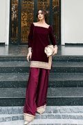 Erum Khan | Velvet Edit | Zariya - by Libasekhas UK - Registered Vendor of : Erum Khan - 100% Original Designer Dress