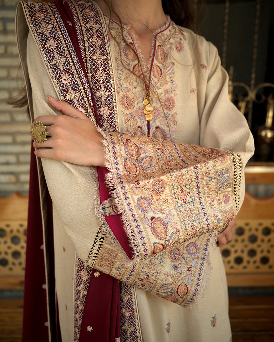 Mushq | Bukhara Winter Edit | Frosted Dome - by Libasekhas UK - Registered Vendor of : Mushq - 100% Original Designer Dress