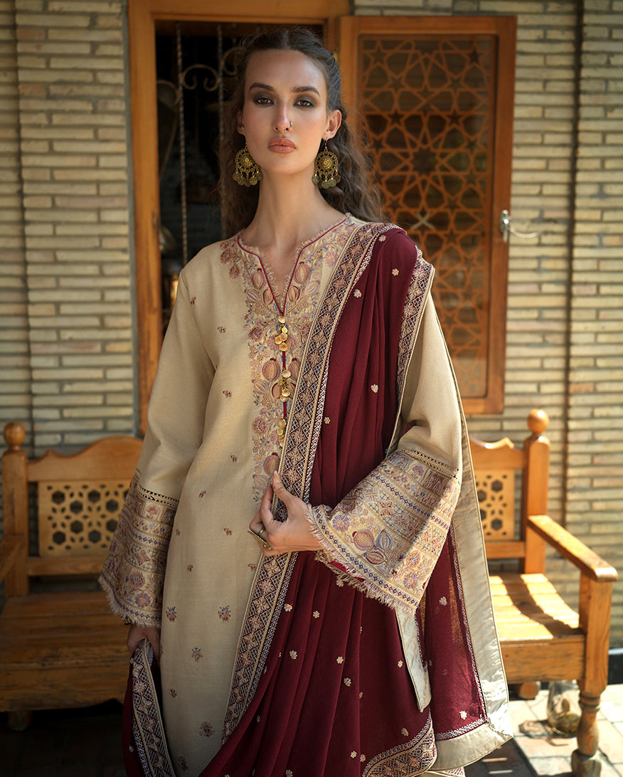 Mushq | Bukhara Winter Edit | Frosted Dome - by Libasekhas UK - Registered Vendor of : Mushq - 100% Original Designer Dress