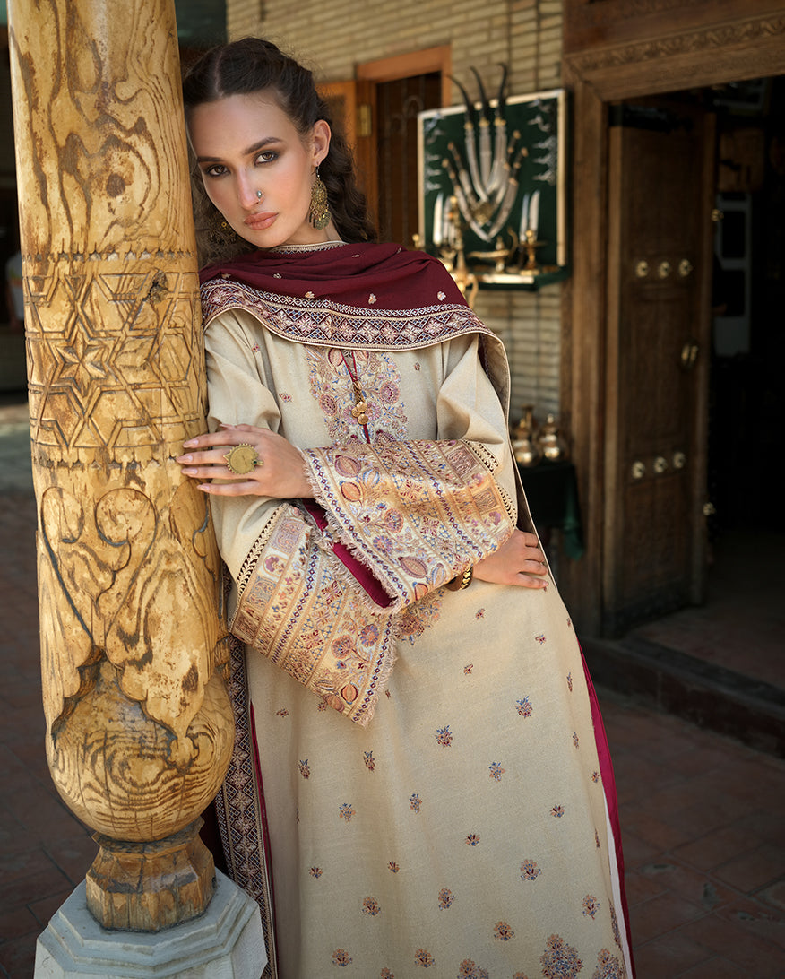 Mushq | Bukhara Winter Edit | Frosted Dome - by Libasekhas UK - Registered Vendor of : Mushq - 100% Original Designer Dress