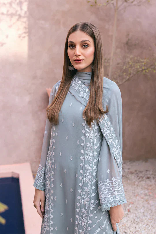 Azure | Embroidered Ensembles 3 Pcs | Frosted Fern - by - Libasekhas UK - Registered Vendor of : Azure - 100% Original Designer Dresss