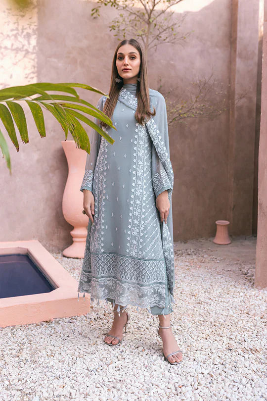 Azure | Embroidered Ensembles 3 Pcs | Frosted Fern - by - Libasekhas UK - Registered Vendor of : Azure - 100% Original Designer Dresss