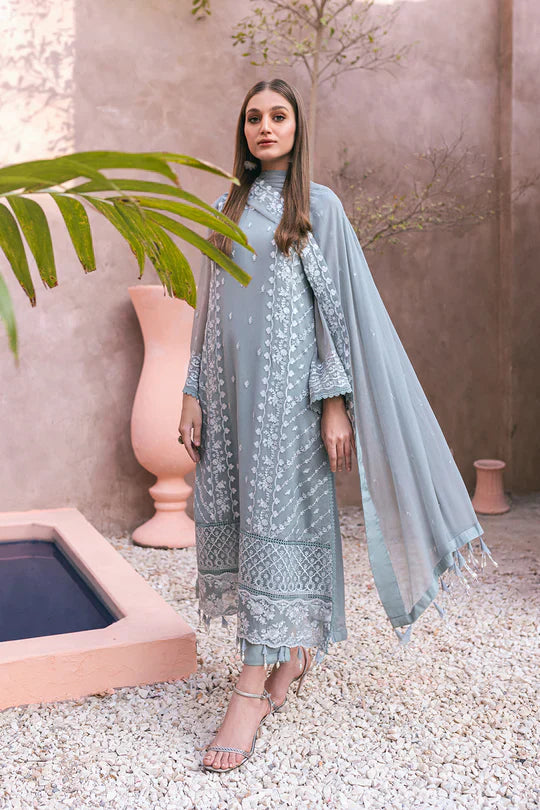 Azure | Embroidered Ensembles 3 Pcs | Frosted Fern - by - Libasekhas UK - Registered Vendor of : Azure - 100% Original Designer Dresss