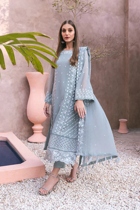 Azure | Embroidered Ensembles 3 Pcs | Frosted Fern - by - Libasekhas UK - Registered Vendor of : Azure - 100% Original Designer Dresss