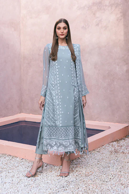 Azure | Embroidered Ensembles 3 Pcs | Frosted Fern - by - Libasekhas UK - Registered Vendor of : Azure - 100% Original Designer Dresss